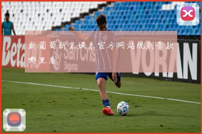 新葡萄新京娱乐官方网站规则条款哪里看